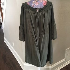 Off the shoulder dress